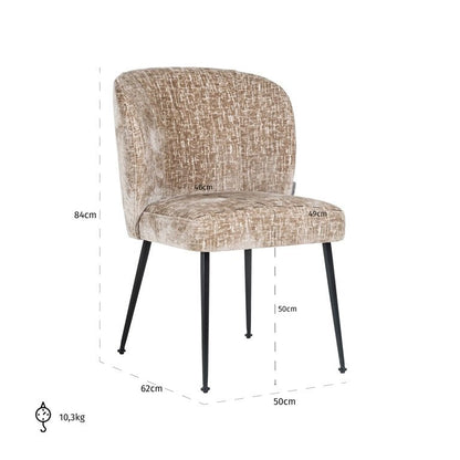 Cannon Dinning Chair - Ideal Furniture ES
