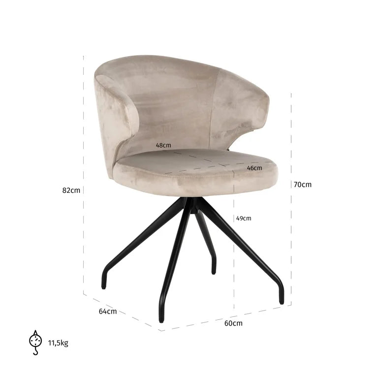 Milly Dining Chair - Ideal Furniture ES