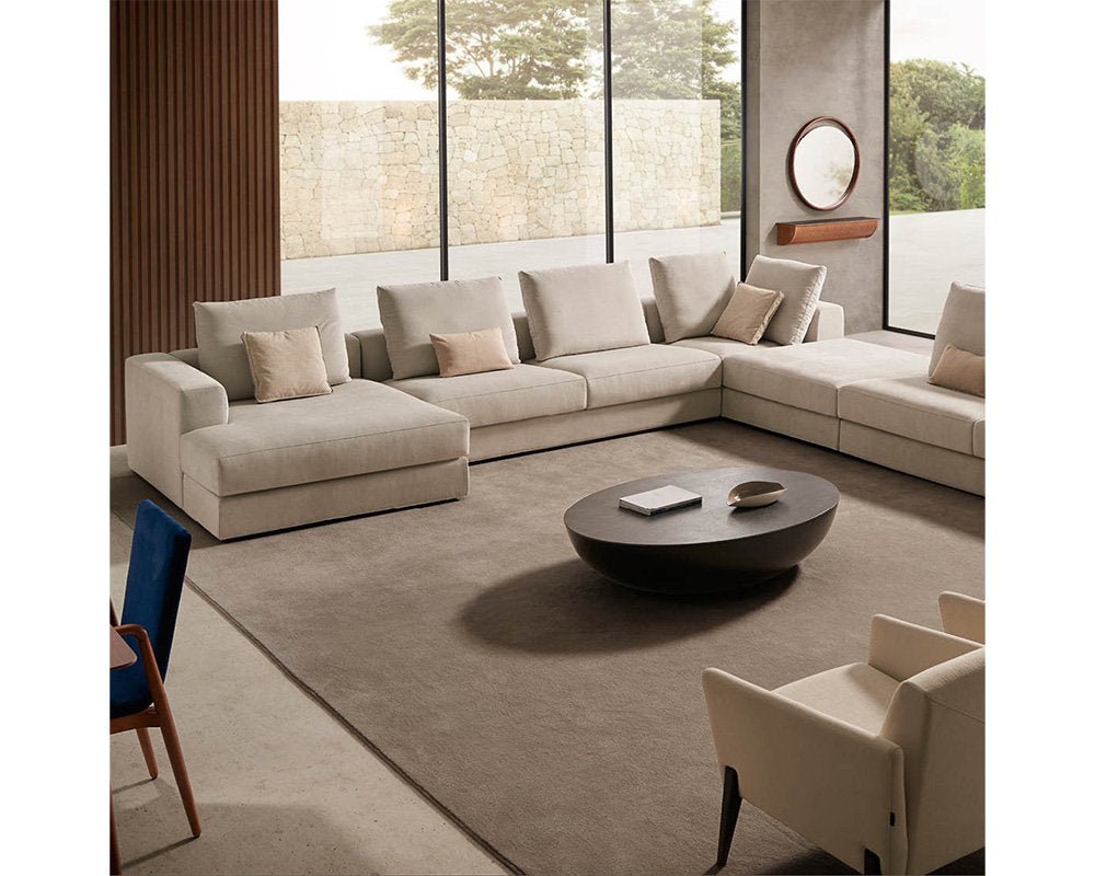 modern minimalist beige sofa without legs 3 seater available in torremolinos, estepona, marbella, bel air.