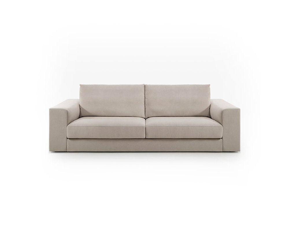 modern minimalist beige sofa without legs 3 seater available in torremolinos, estepona, marbella, bel air.