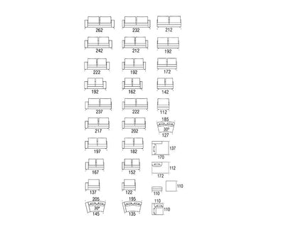 modern minimalist beige sofa without legs 3 seater available in torremolinos, estepona, marbella, bel air.