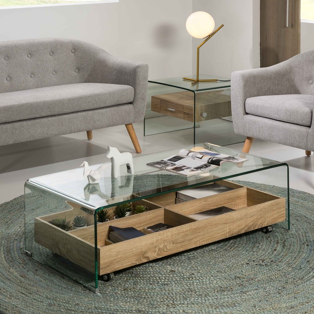 Sidney coffee table on wheels - Ideal Furniture ES