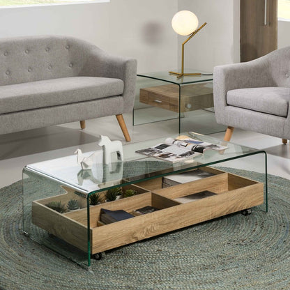 Sidney coffee table on wheels - Ideal Furniture ES