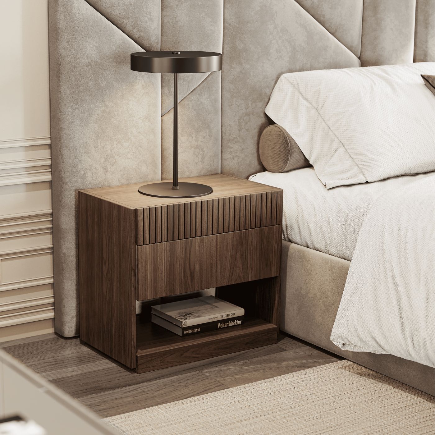 Rubi II Bedside Table - Ideal Furniture ES
