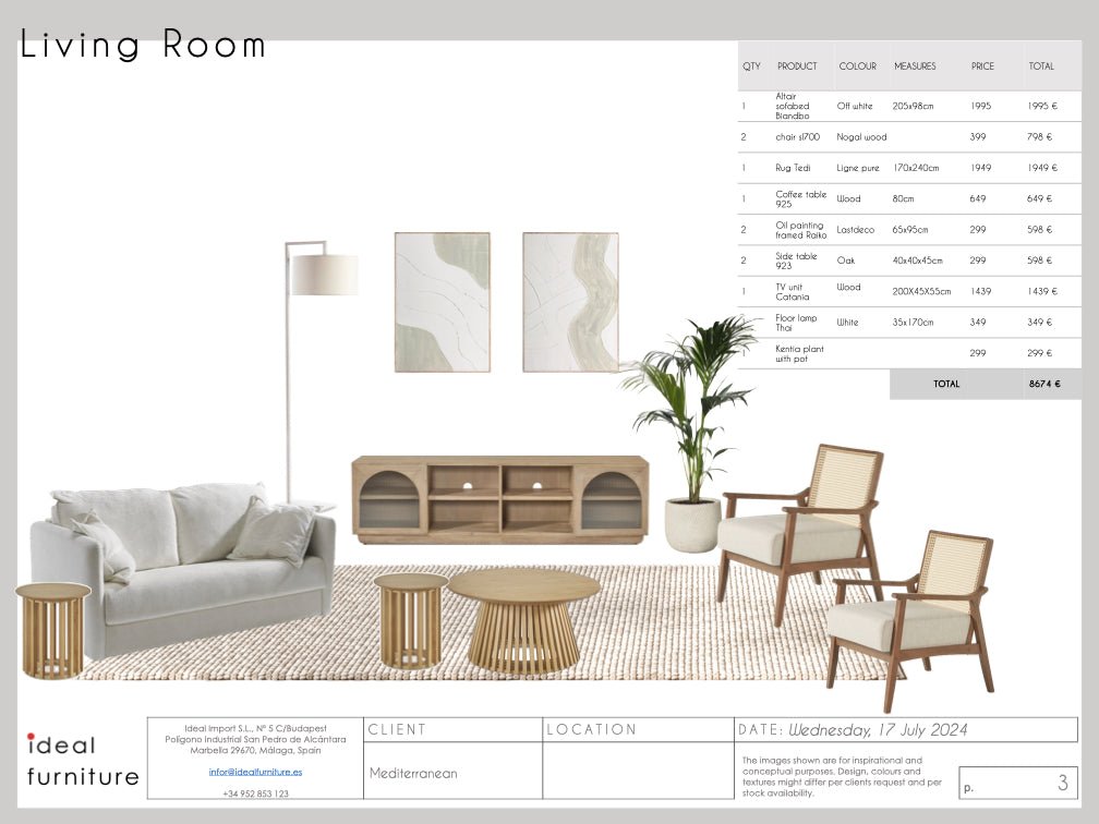 Mediterranean Package - Ideal Furniture ES