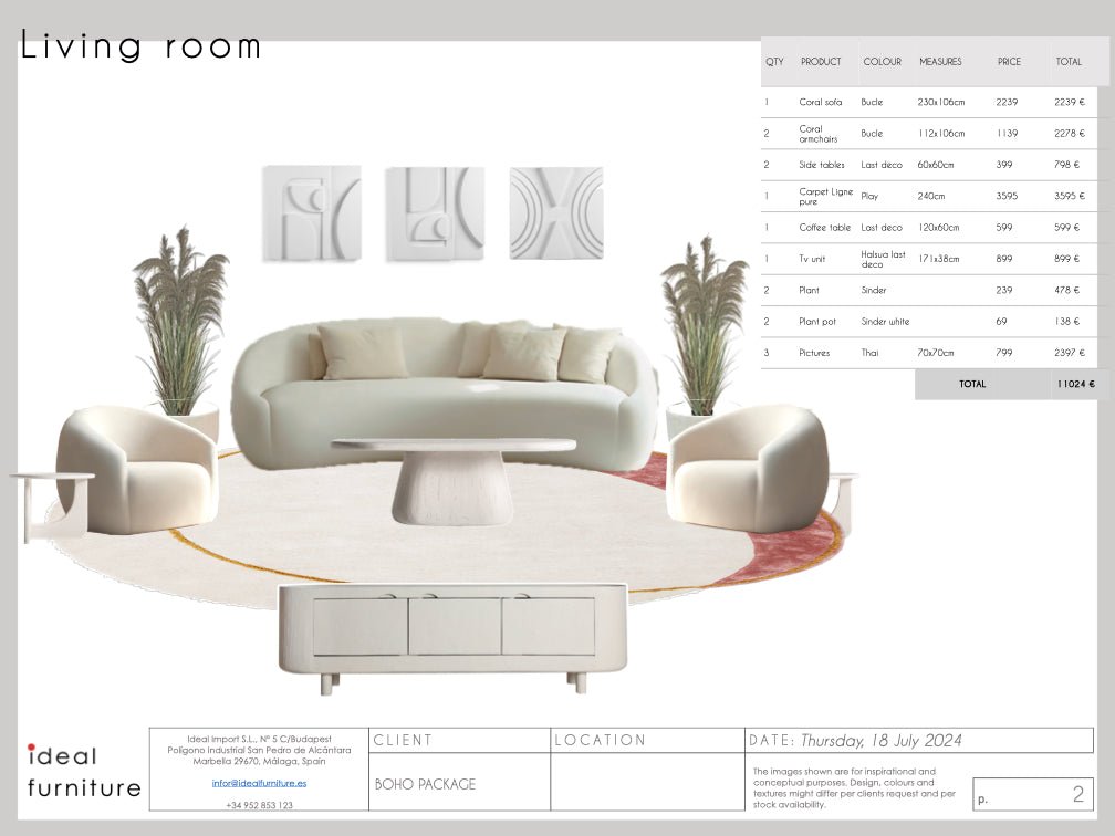 Minimalist Package - Ideal Furniture ES