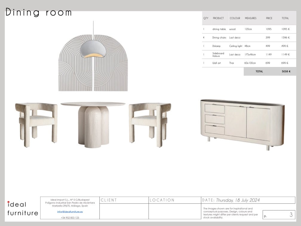 Minimalist Package - Ideal Furniture ES