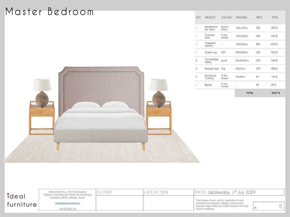 Modern Boheiman Package - Ideal Furniture ES