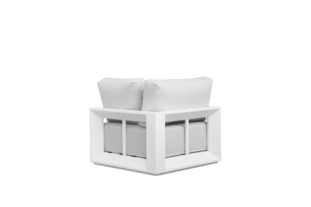 White Onix Corner Sofa - Ideal Furniture ES
