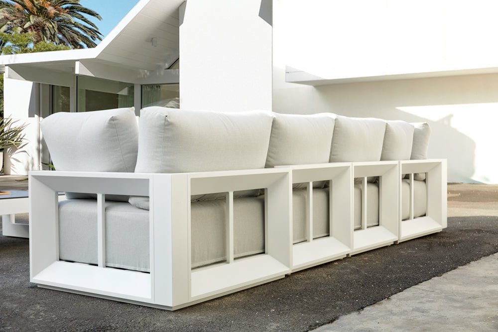 White Onix Corner Sofa - Ideal Furniture ES