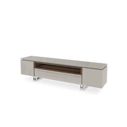 Evany Stainless Steel TV Unit - Ideal Furniture ES