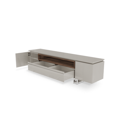 Evany Stainless Steel TV Unit - Ideal Furniture ES