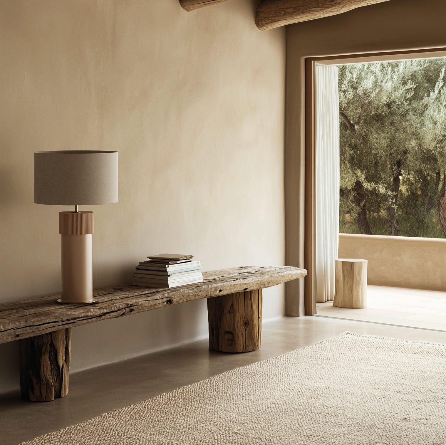 Rock Table Lamp - Ideal Furniture ES