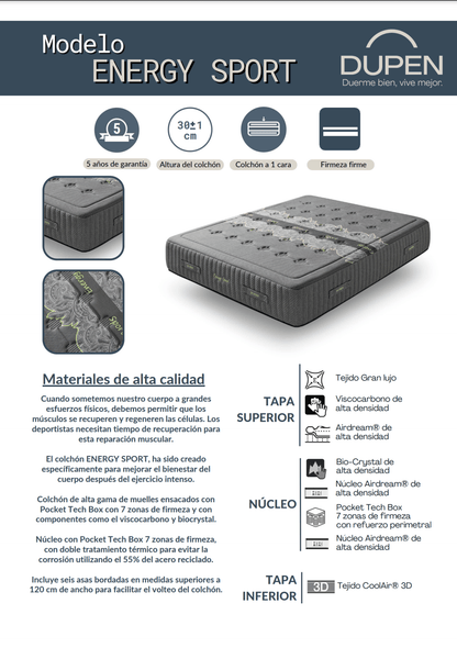 Energy sport Mattress - Ideal Furniture ES