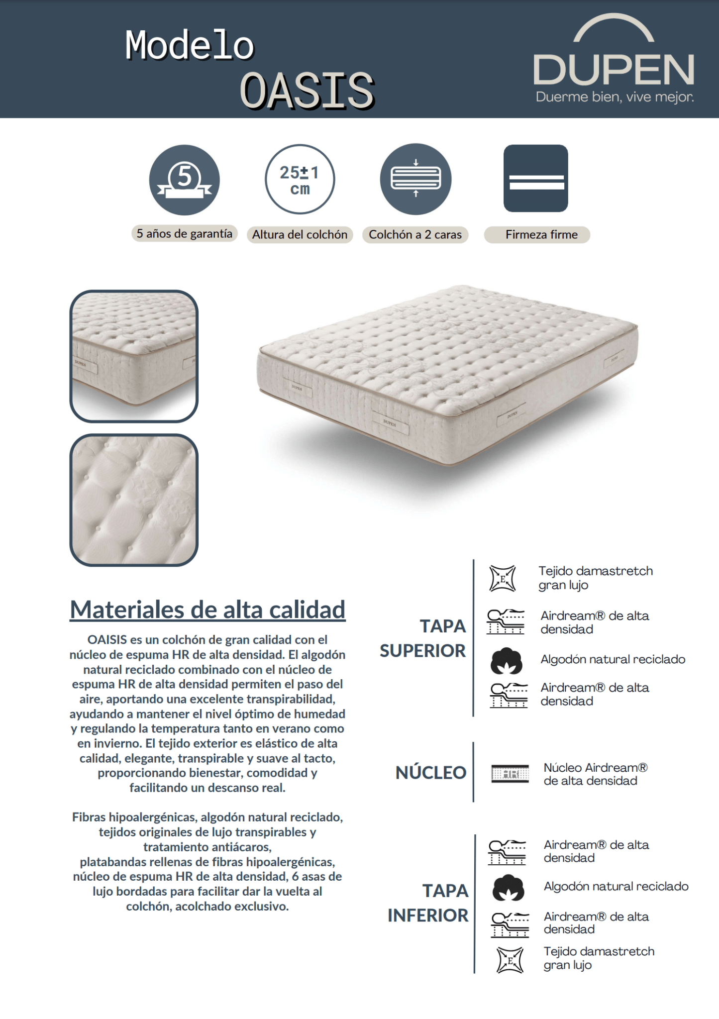 Oasis Mattress - Ideal Furniture ES