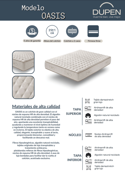 Oasis Mattress - Ideal Furniture ES