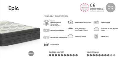 Dorelan Epic Mattress - Ideal Furniture ES