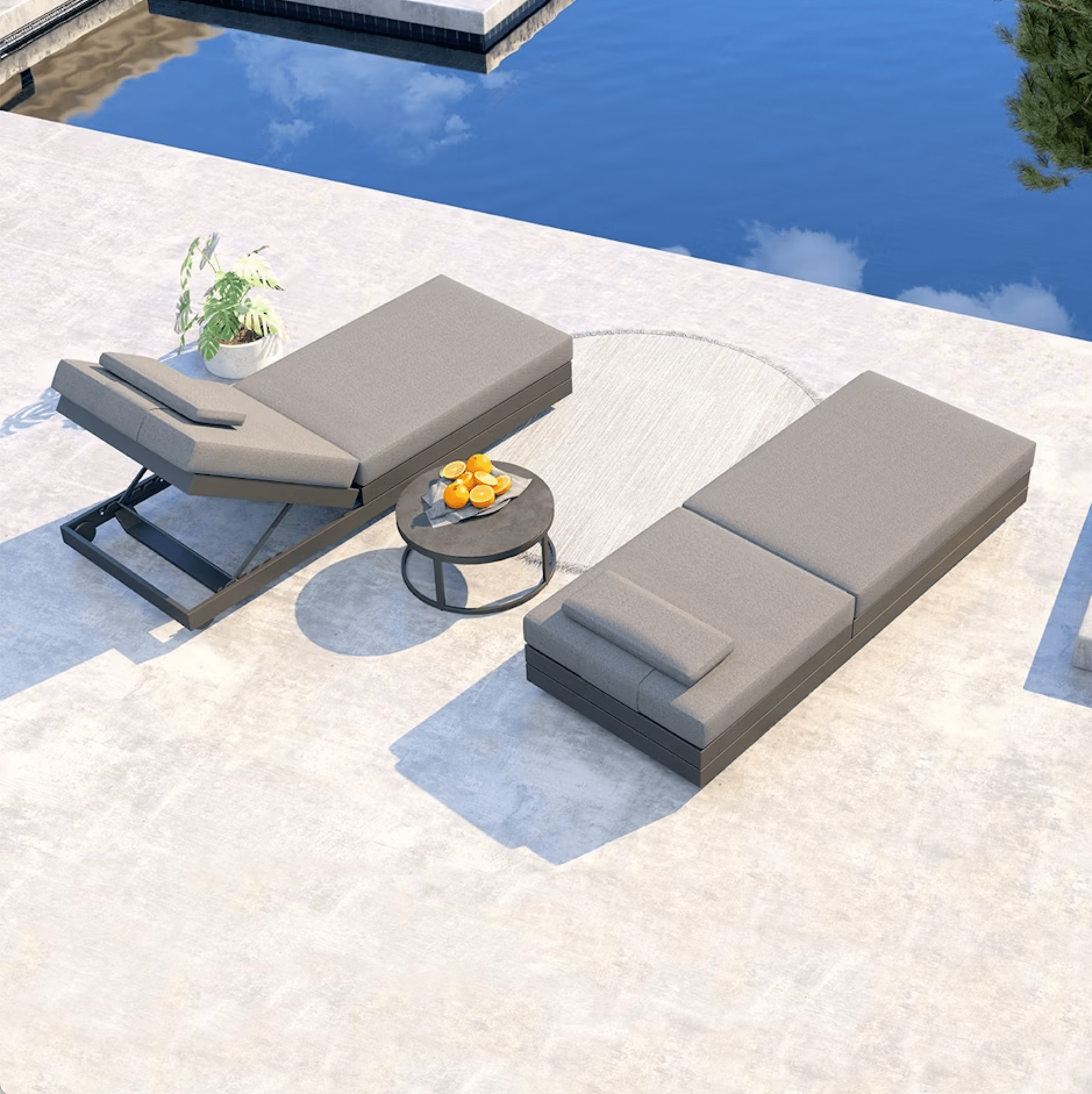 Cali Sunbed - Ideal Furniture ES