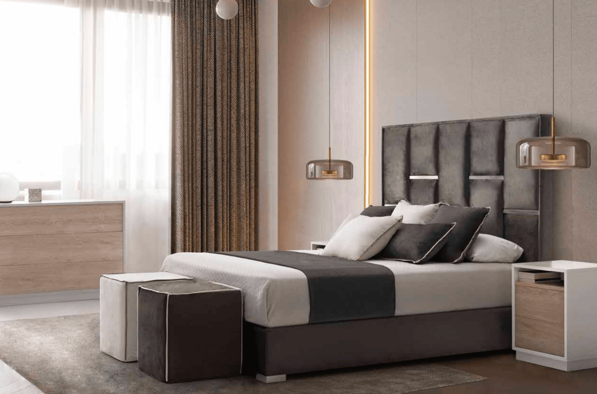 Bergamo Bed - Ideal Furniture ES