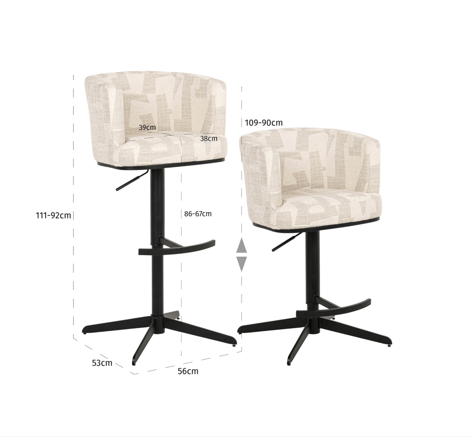 Cheyenne Bar Stool - Ideal Furniture ES