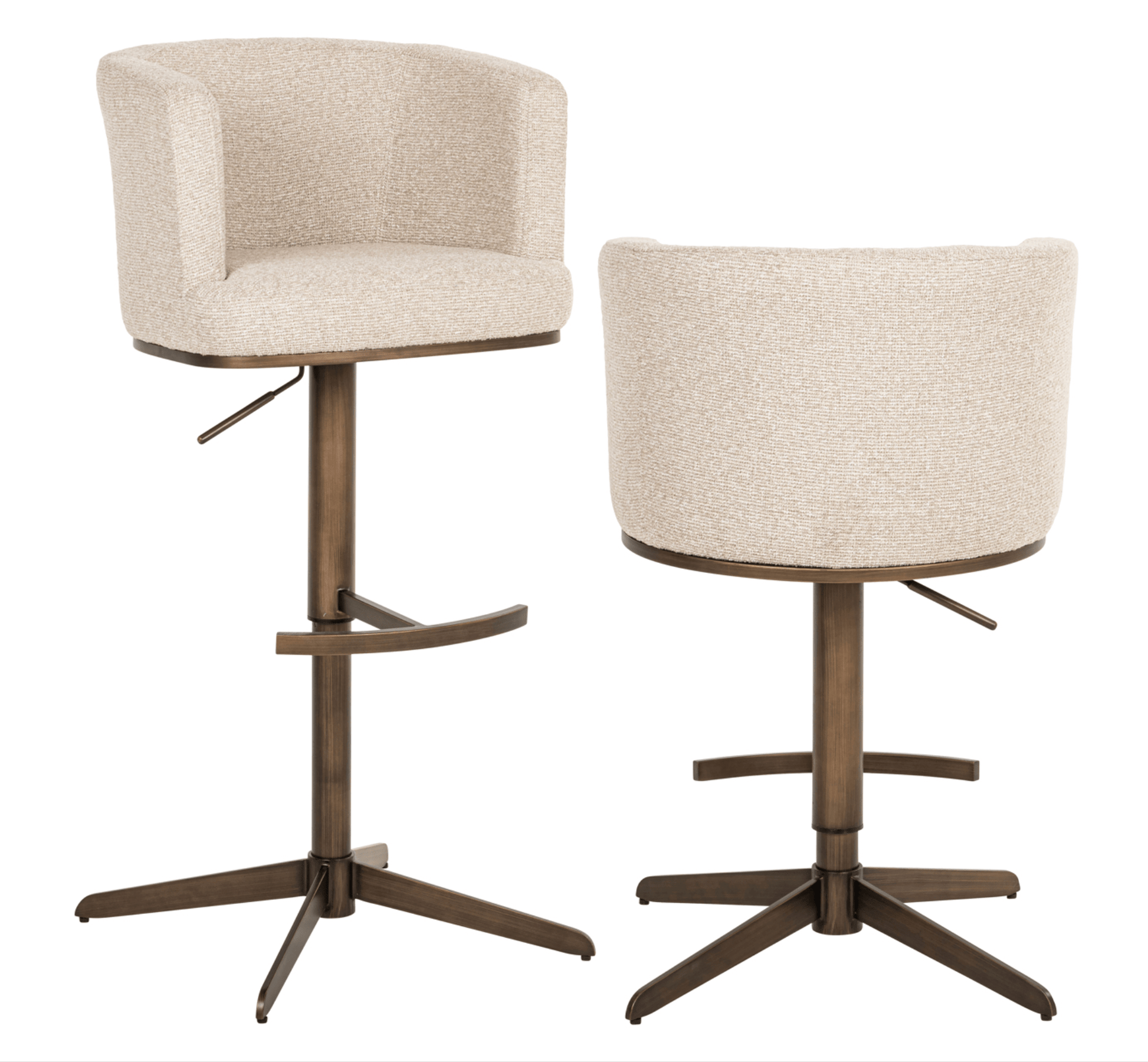 Cheyenne Biscotti Bar Stool - Ideal Furniture ES