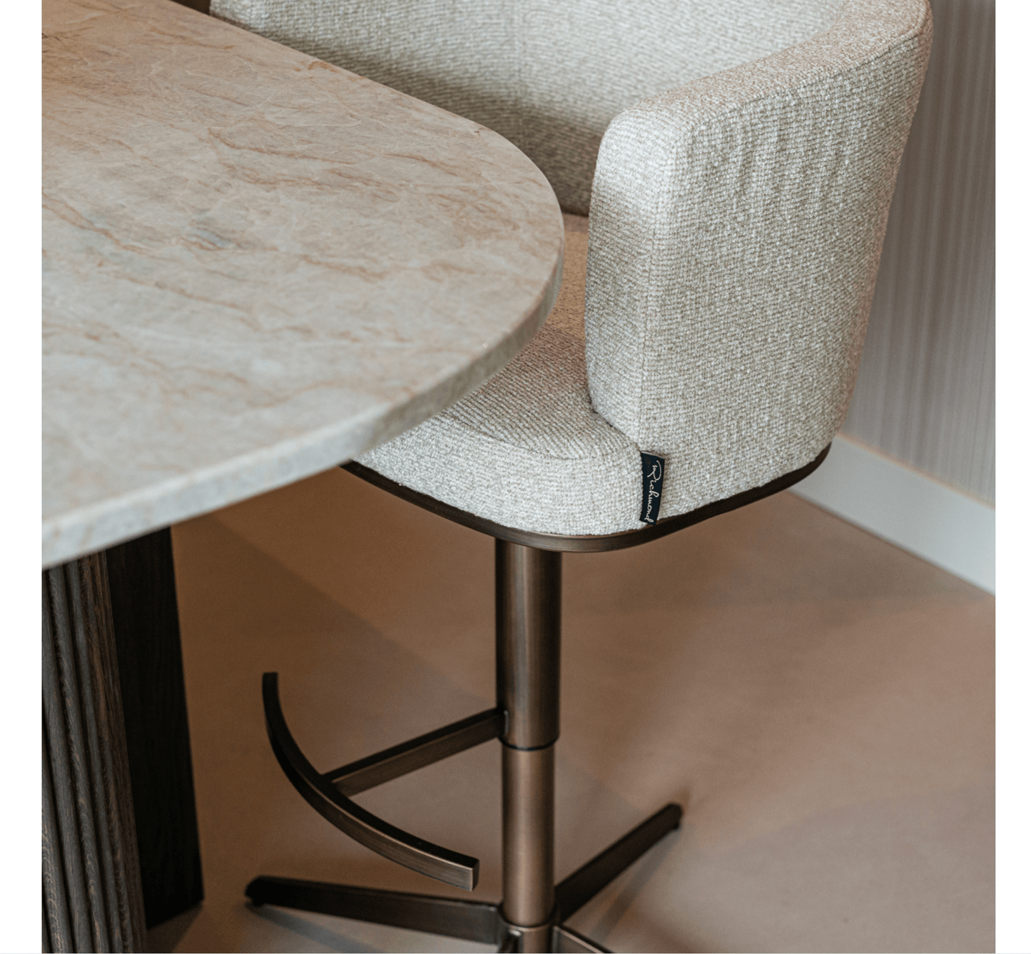 Cheyenne Biscotti Bar Stool - Ideal Furniture ES