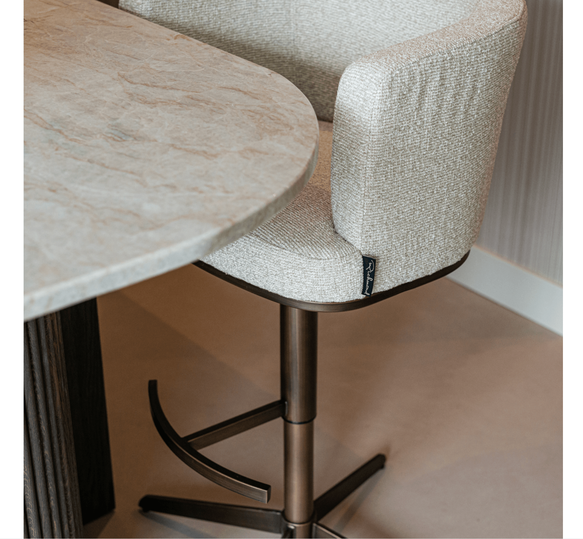 Cheyenne Biscotti Bar Stool - Ideal Furniture ES