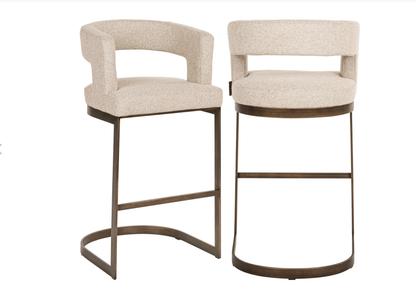 Ellis Biscotti Bar Stool - Ideal Furniture ES