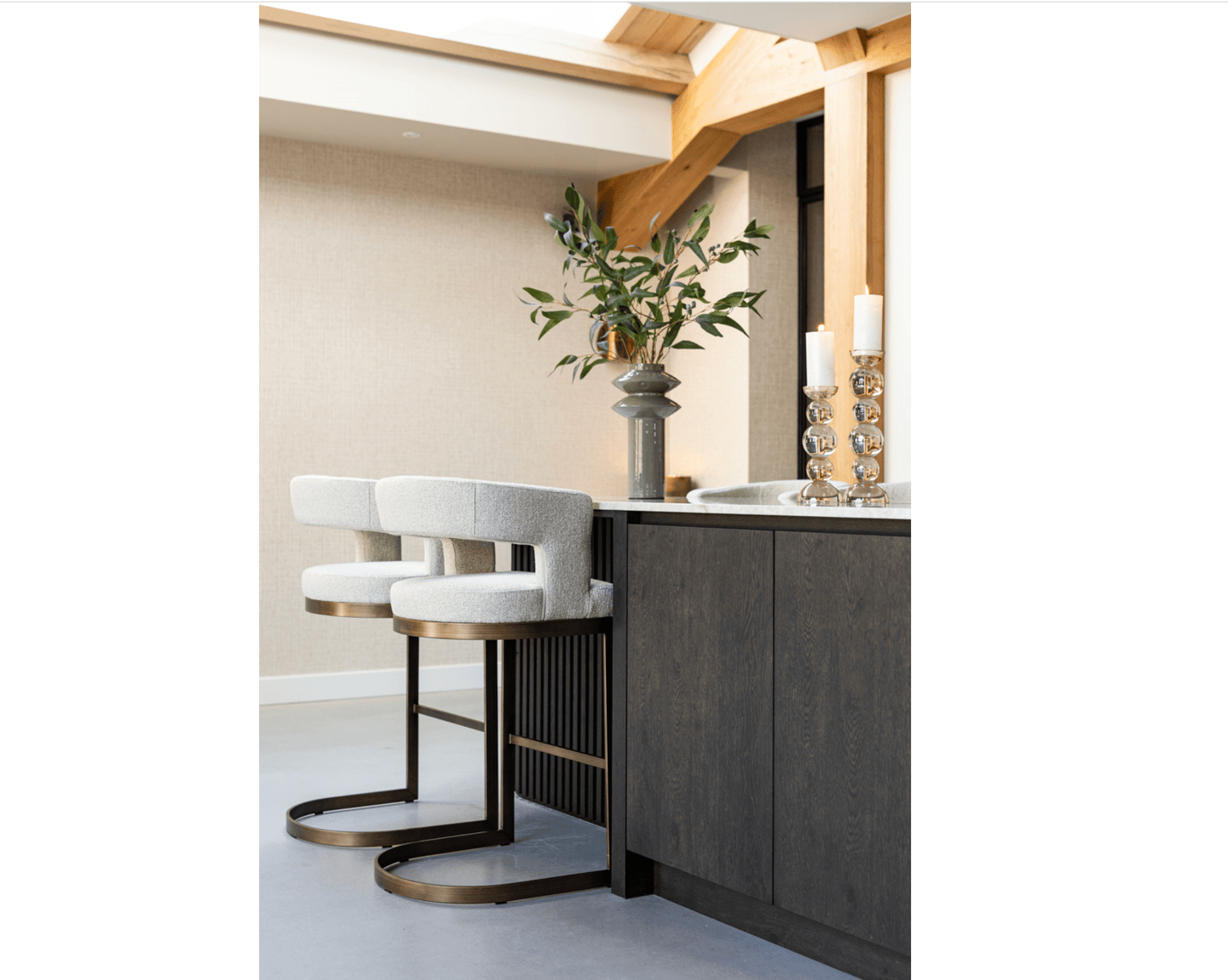 Ellis Biscotti Bar Stool - Ideal Furniture ES