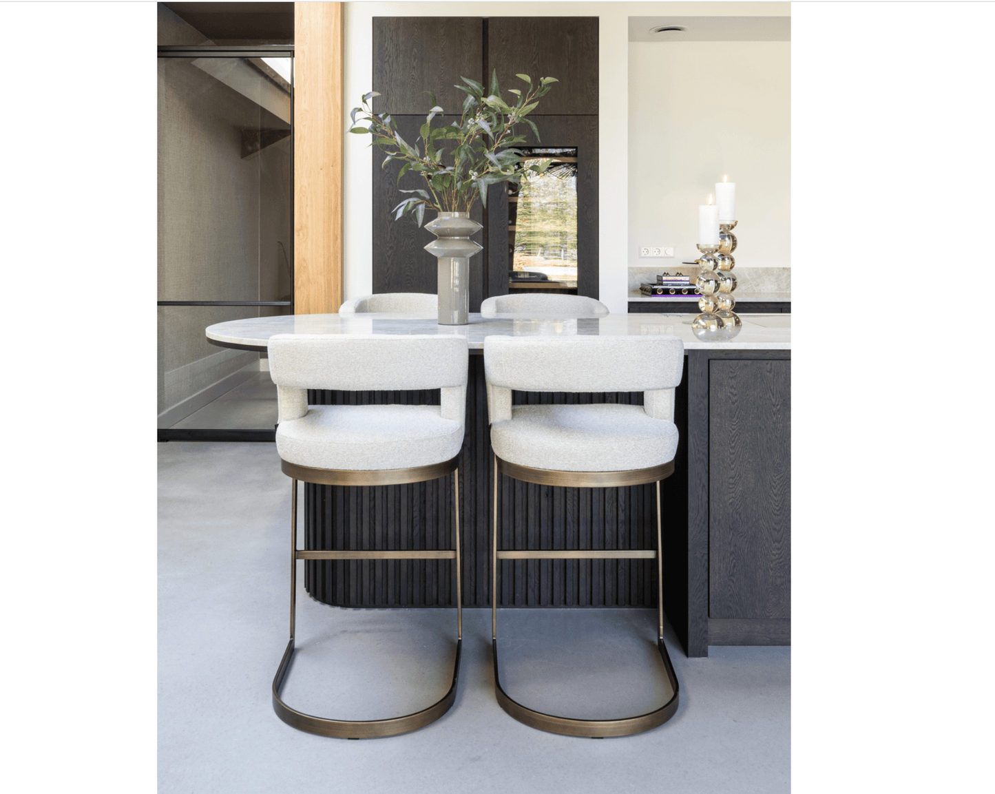 Ellis Biscotti Bar Stool - Ideal Furniture ES
