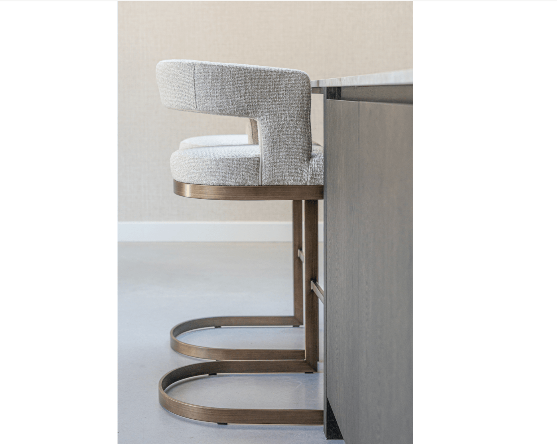 Ellis Biscotti Bar Stool - Ideal Furniture ES