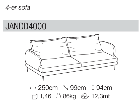 Jand Sofa - Ideal Furniture ES