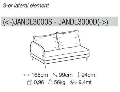 Jand Sofa - Ideal Furniture ES