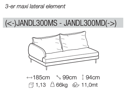 Jand Sofa - Ideal Furniture ES