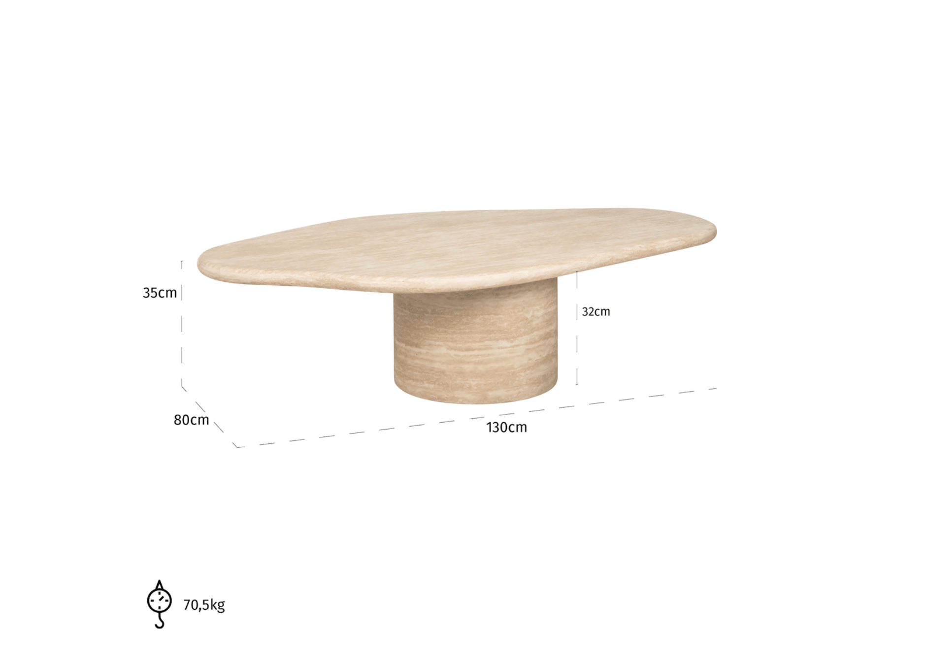 Fictus Coffee Table - Ideal Furniture ES