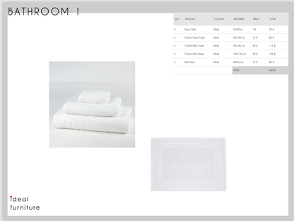 Luxury Bath Textiles Package