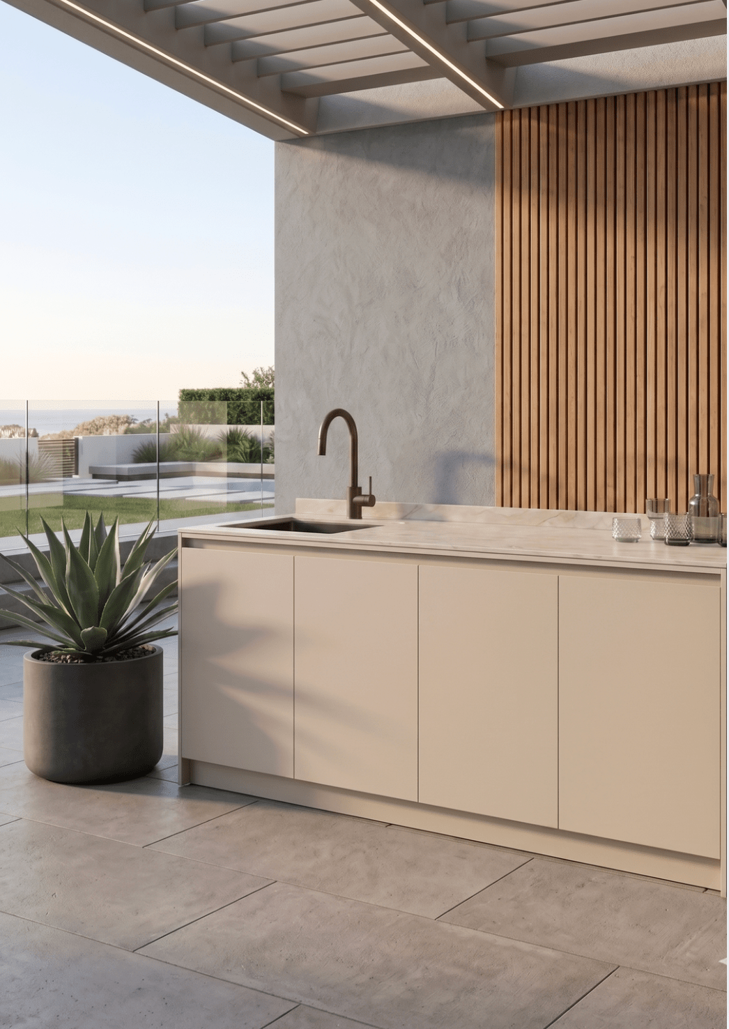 Azure Outdoor Kitchen 4d - Ideal Furniture ES