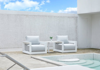 White Onix Living Chair - Ideal Furniture ES