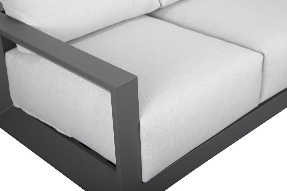 Black Onix 3 seater bench - Ideal Furniture ES