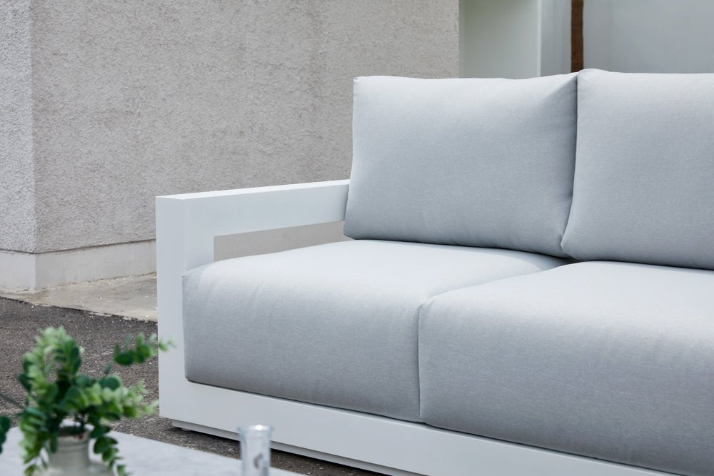 White Onix 3 seater sofa - Ideal Furniture ES
