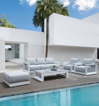 White Onix 3 seater sofa - Ideal Furniture ES