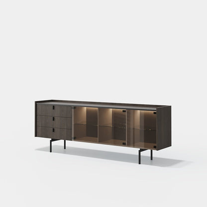 Collin Glass Sideboard - Ideal Furniture ES