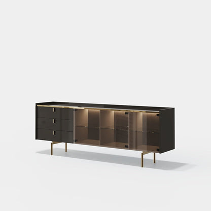Collin Glass Sideboard - Ideal Furniture ES