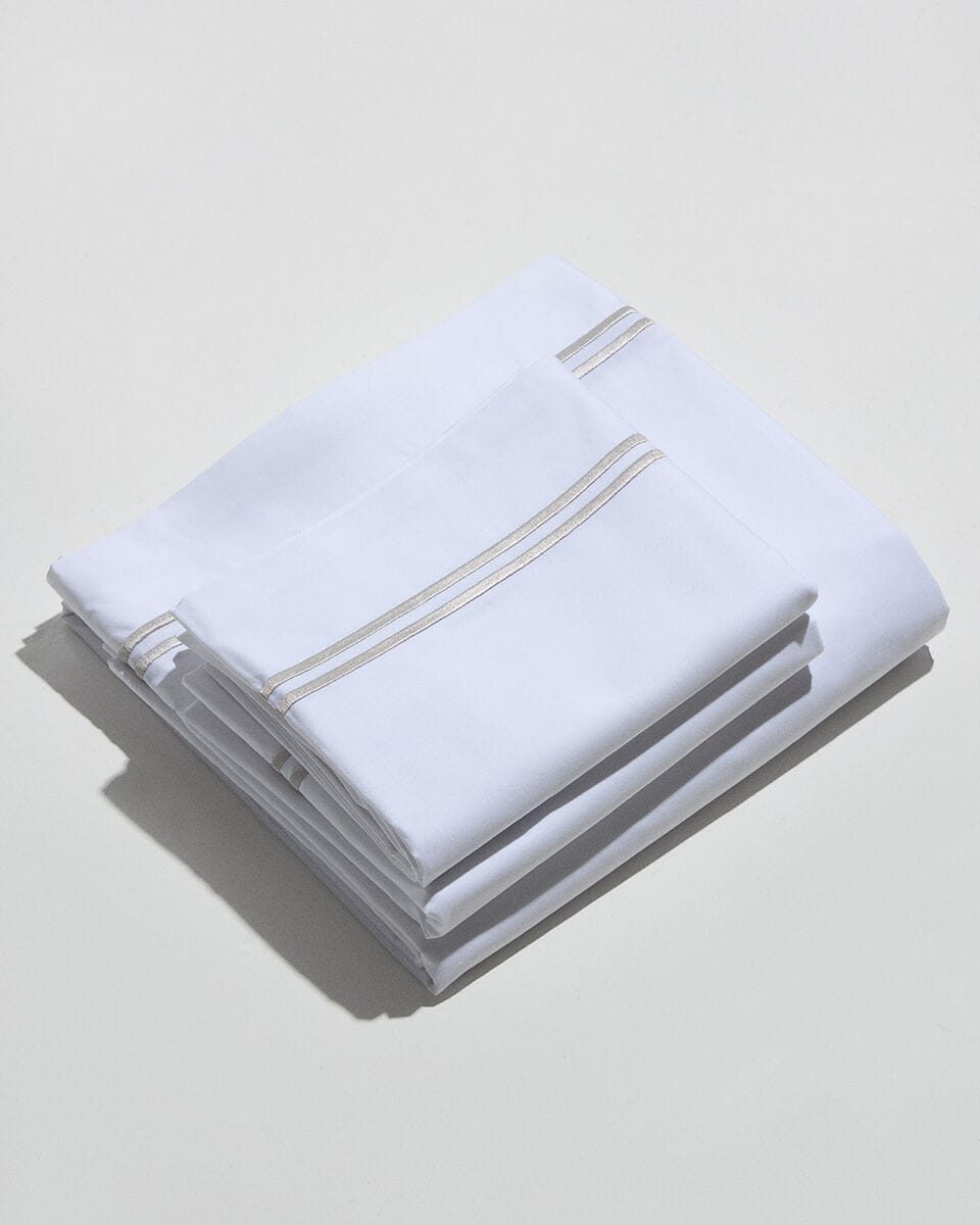 100% Percal Cotton 200 threads Bedding Set (200x200cm Beds - Ideal Furniture ES