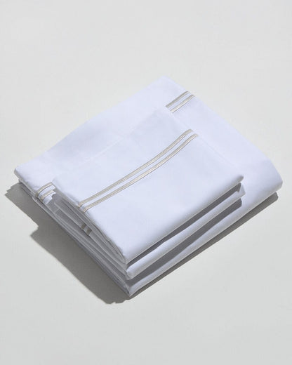 100% Percal Cotton 200 threads Bedding Set (200x200cm Beds - Ideal Furniture ES