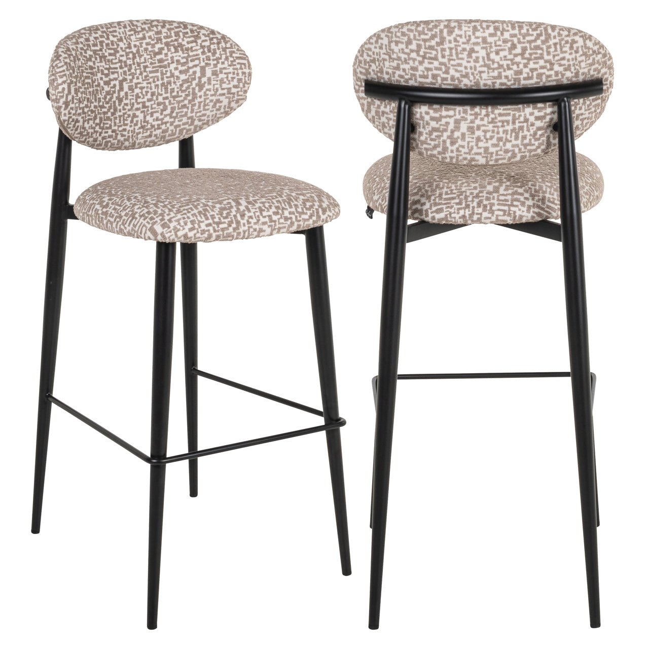 Dantes Natural Bar Stool - Ideal Furniture ES