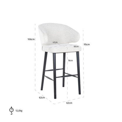 Indigo Bar Stool - Ideal Furniture ES