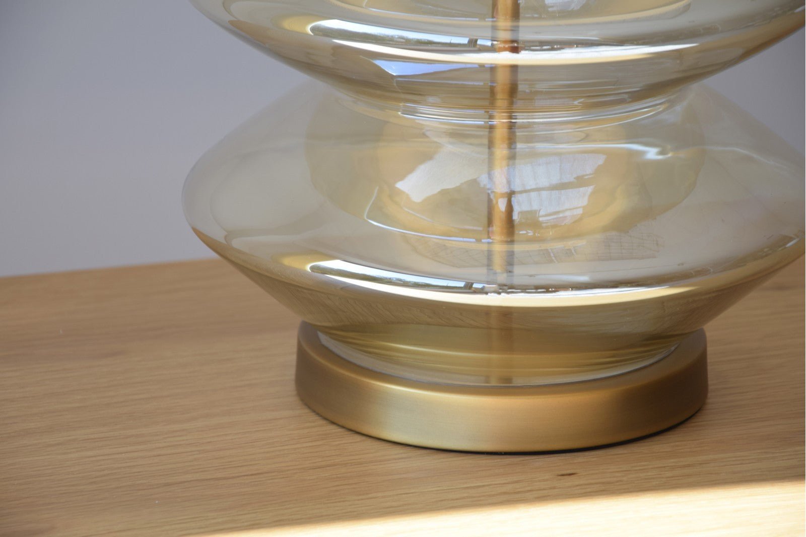 Zigzag Gold Lamp - Ideal Furniture ES