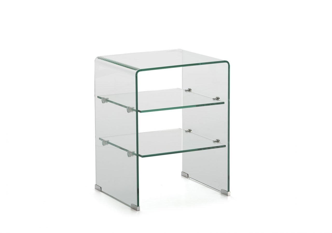 Glass bedside - Ideal Furniture ES