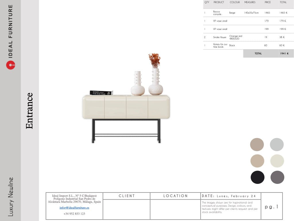 Luxury Newline Package - Ideal Furniture ES